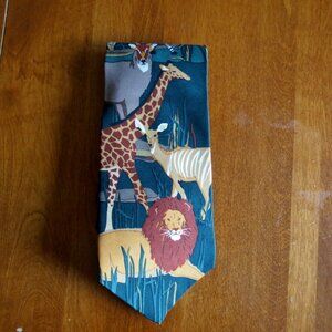 World Wildlife Fund Serengeti Ecosystem Men's Necktie/Tie #172